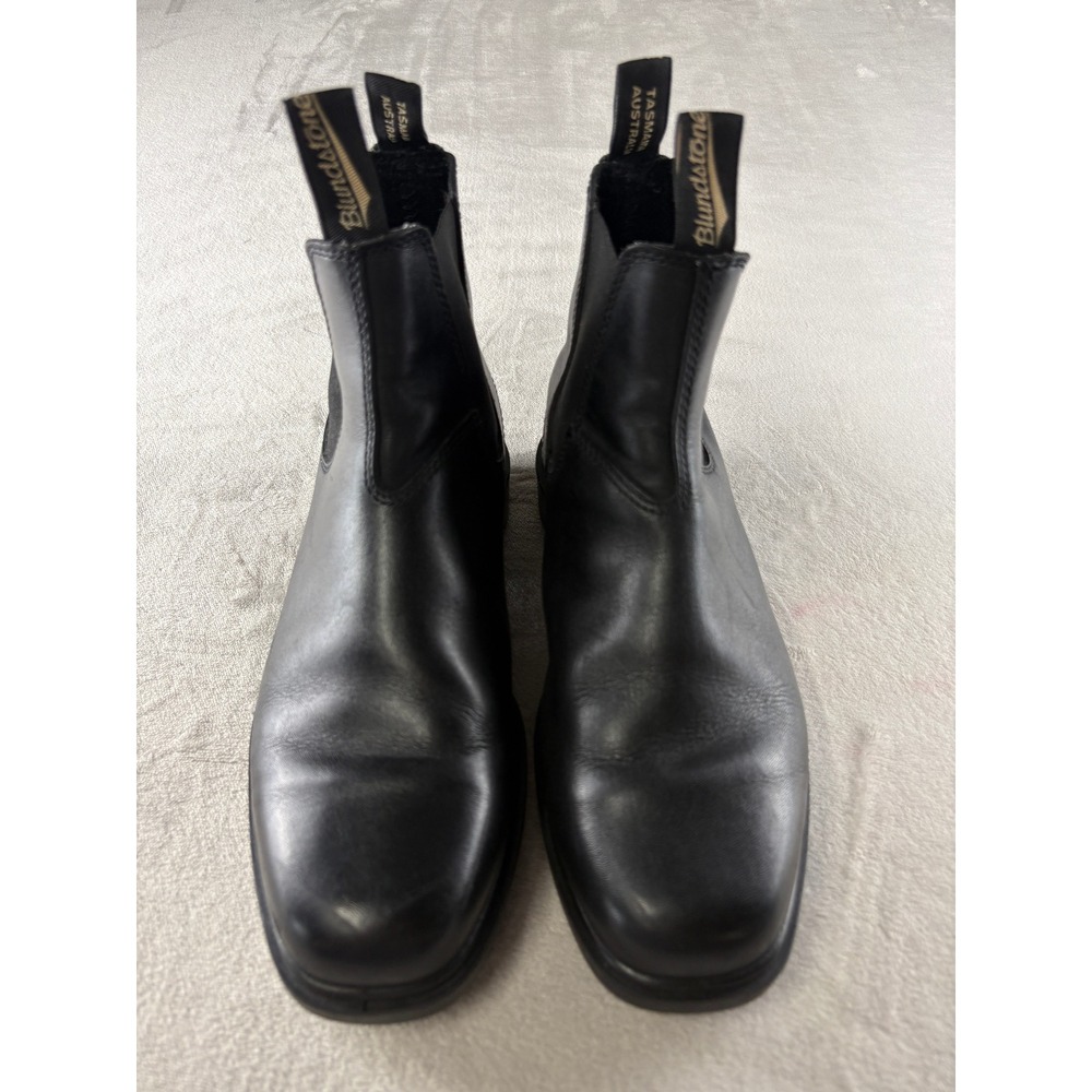 Blundstone 063 Dress Chelsea Boots Mens Black Leather Square Toe Slip On 8.5 US